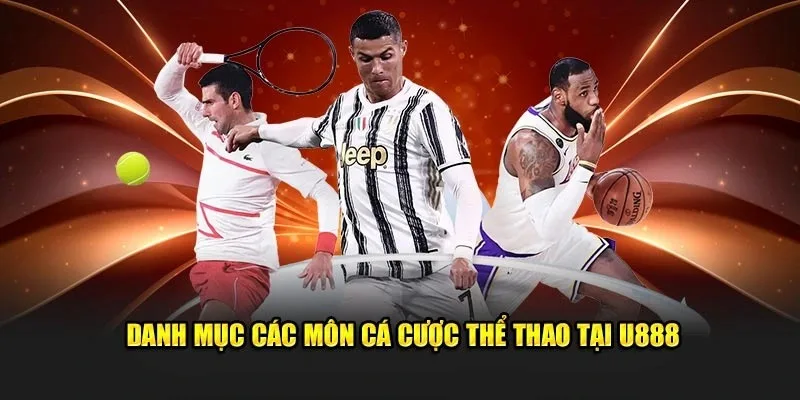 Các bộ môn cá cược chính tại U888